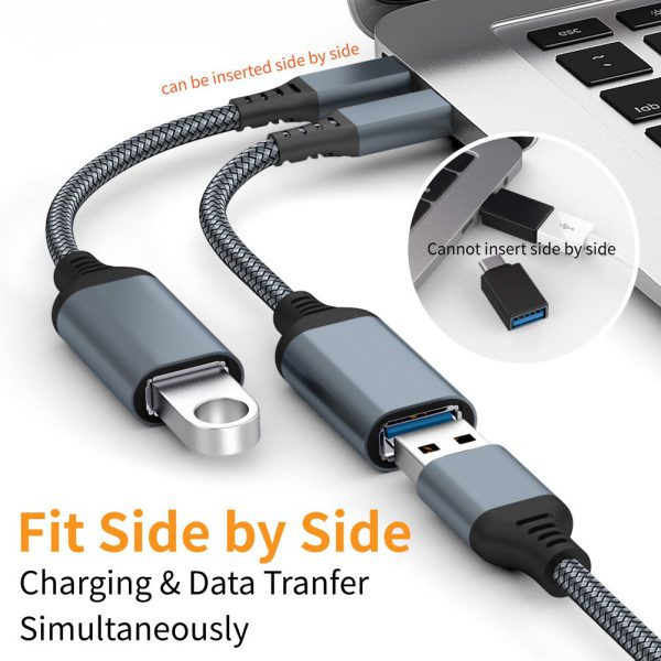 New OTG Data Cable Type-C to USB3.0 Adapter for Mobile, Tablet, Car Expansion, and Conversion Head - Image 5