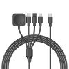 Square four in one watch wireless charging mobile phone charging cable data cable USB/TYPE-C optional - Image 2