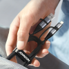 Aluminum alloy four in one data cable for mobile fast charging 60W high-power transmission data cable - Image 2