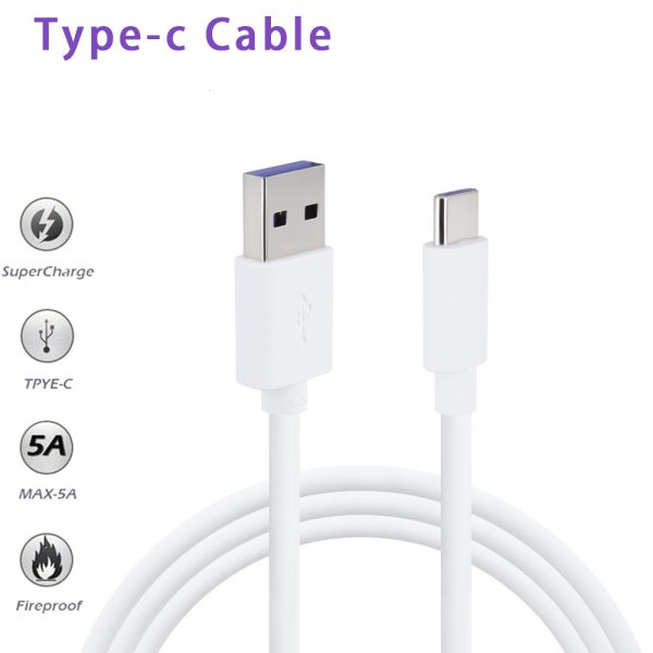 Suitable for Huawei mobile phone 5A fast charging data cable, 1 meter 1.5 meters 2 meters 3 meters Typc-c mobile phone data cable - Image 4