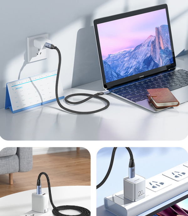 Data cable 100W mobile phone computer fast charging hard drive high-speed transmission 4k screen mirroring - Image 7